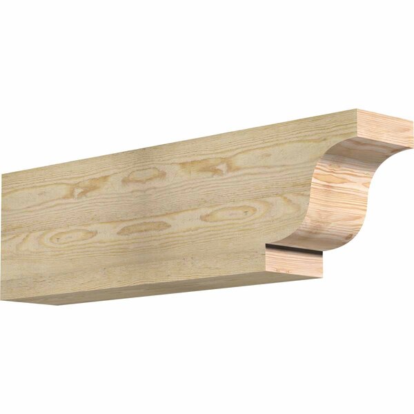 Ekena Millwork Newport Rough Sawn Rafter Tail, Douglas Fir, 6"W x 10"H x 36"L RFT06X10X36NEW00RDF - main